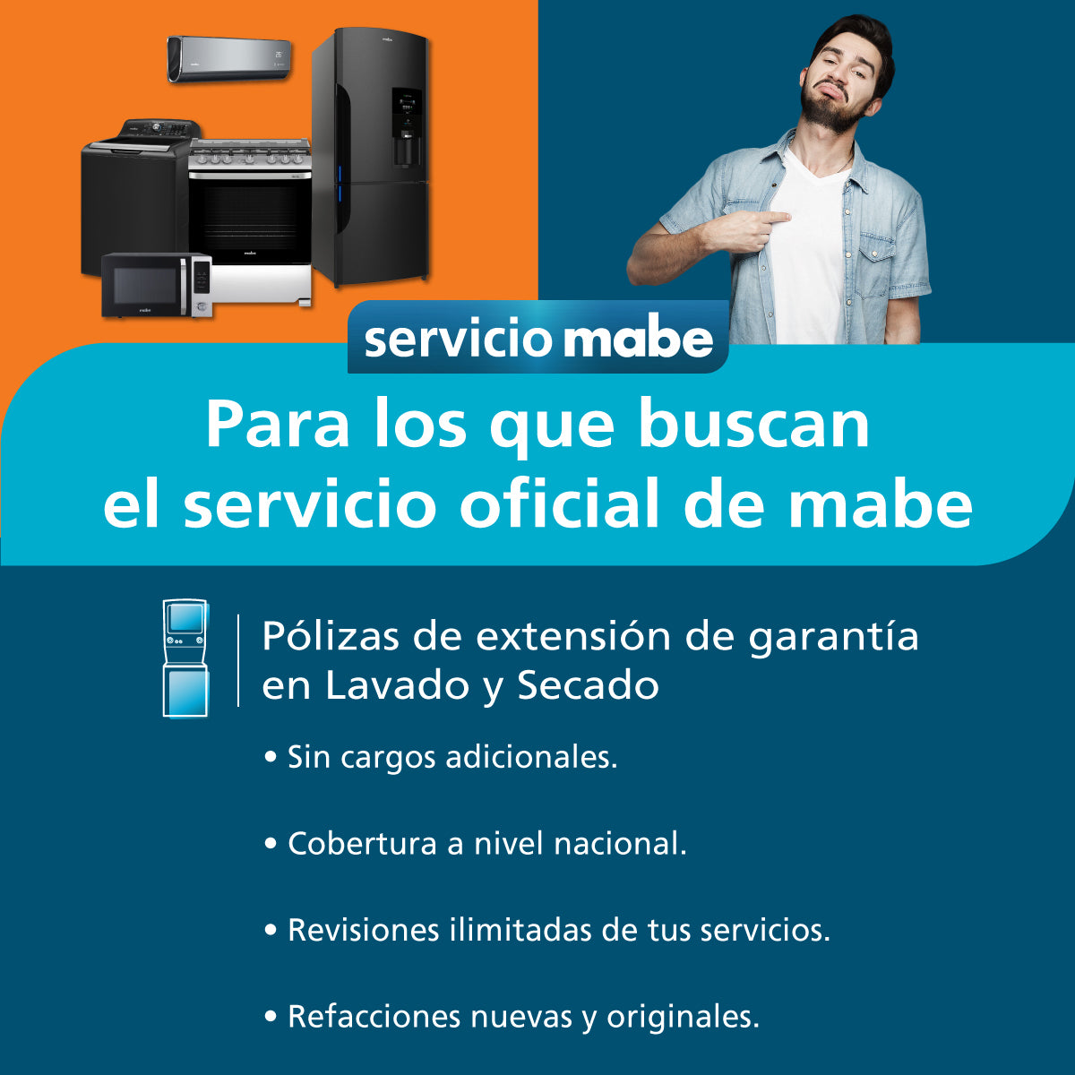 Lavadora Automática Mabe Modelo LMA72215WDAB0 - imagen oficial del producto