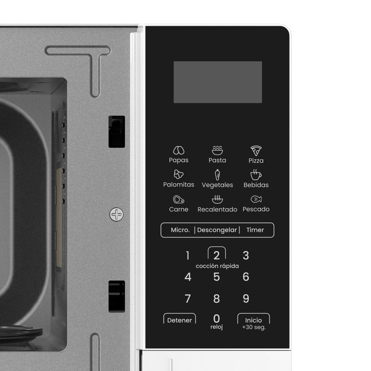 Horno De Microondas Mabe Modelo HMM07BBW - vista de detalle 2