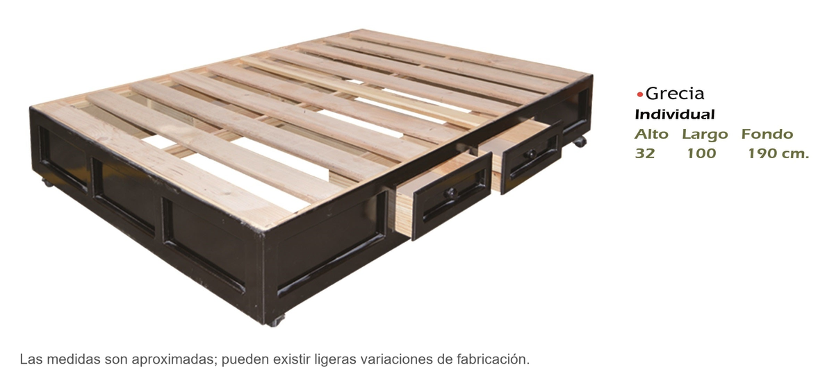 Medidas aproximadas y materiales del producto