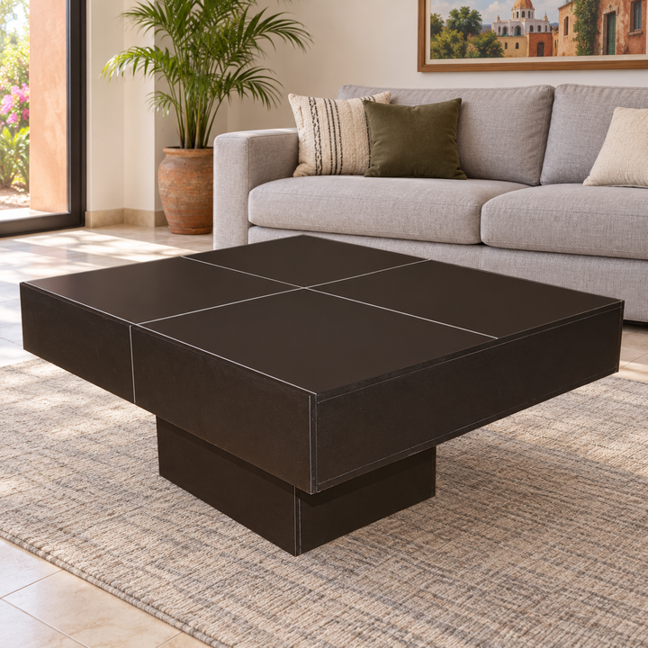 Mesa de Centro Modelo Andrea - ambientacion ilustrativa; no incluye sofa ni accesorios