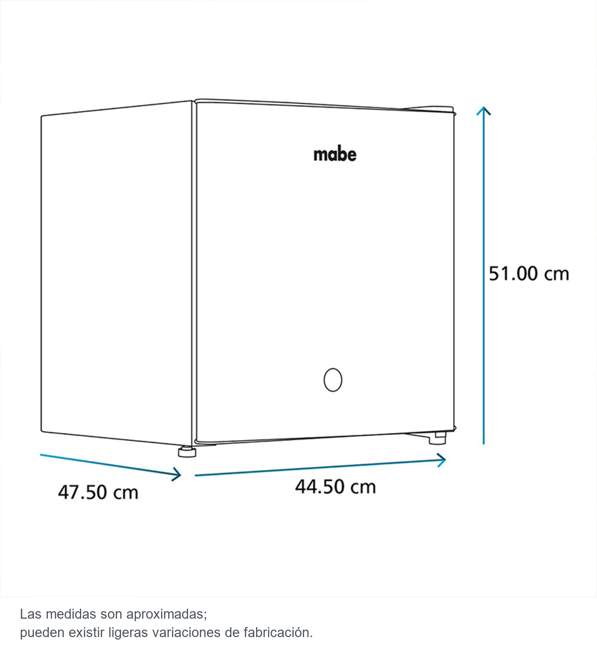 LB03610RMF026 - medidas aproximadas; pueden existir ligeras variaciones de fabricacion