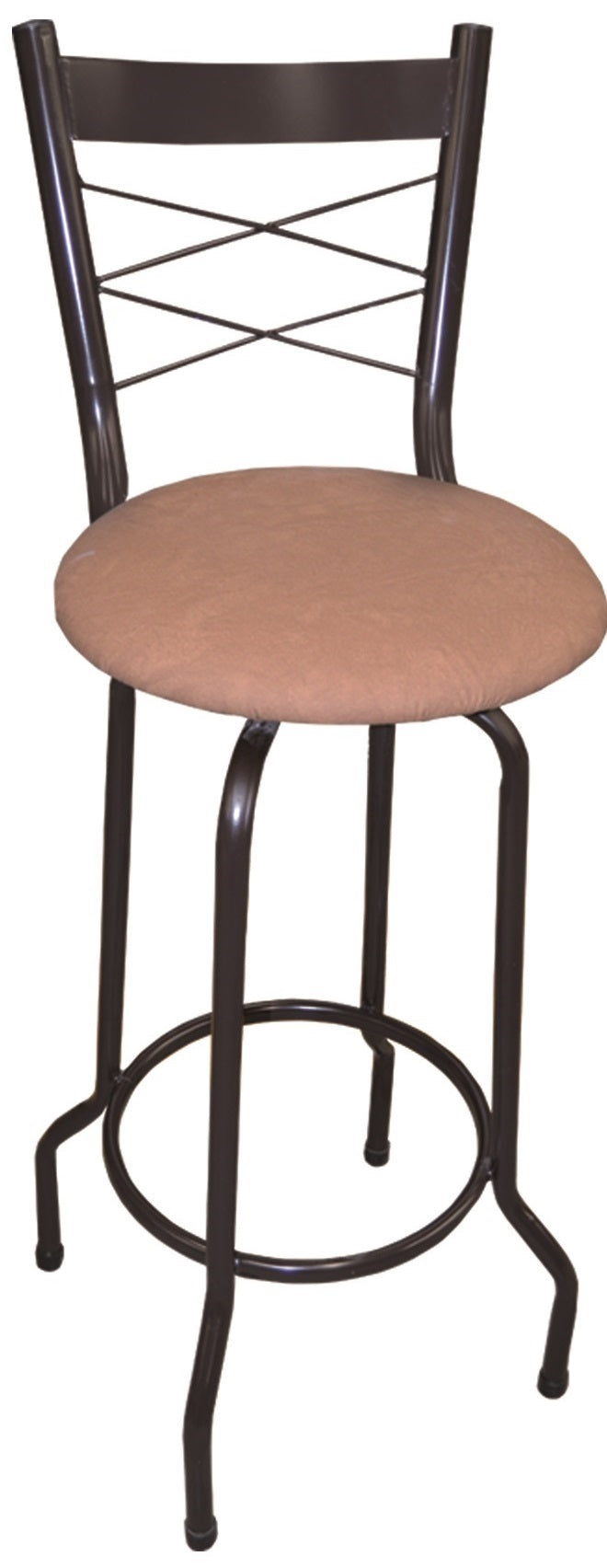 Banco Modelo Victoria Chocolate Vinil Petalo Latte - vista adicional del producto sobre fondo blanco