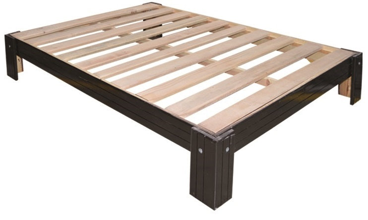 Base para Cama Modelo Egipcia Individual Chocolate - producto sobre fondo blanco