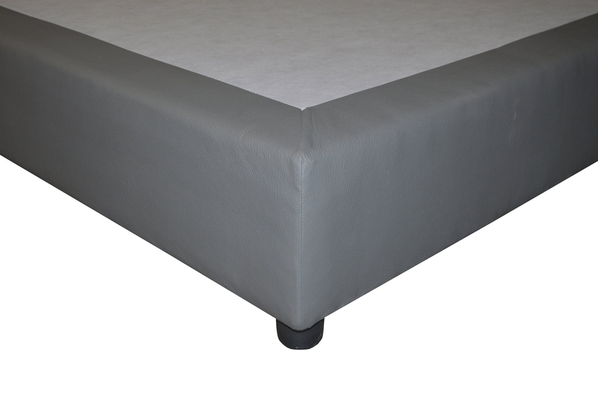 Base para Cama Modelo Plus King Size Vinil - detalle de acabado y pata