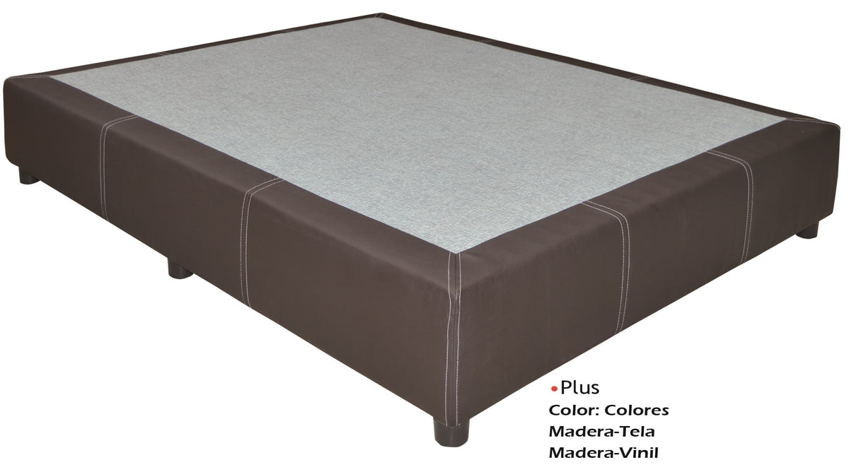 Base para Cama Modelo Plus Queen Size Tela - vista adicional del producto sobre fondo blanco