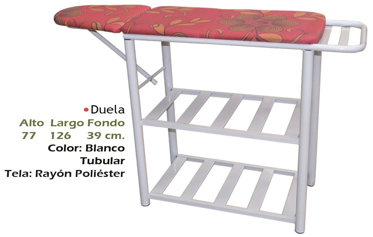 Burro de Planchar Modelo Duela - vista adicional del producto sobre fondo blanco