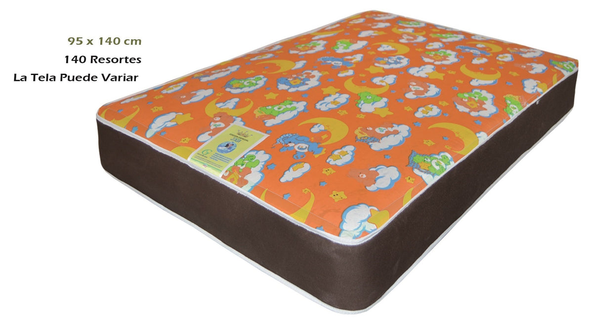 Colchon De Cuna Modelo 95X140 M. Resortes - medidas aproximadas