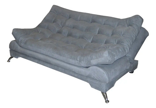 Sofá Cama Modelo Canoa Gris