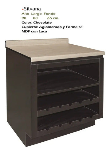 Mueble para Cocina Modelo Silvana