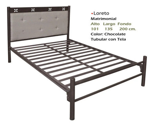 Cama Modelo Loreto Matrimonial