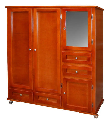 Ropero Modelo Zapatero Caoba