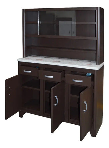 Mueble para Cocina Modelo Cohuxa Chocolate