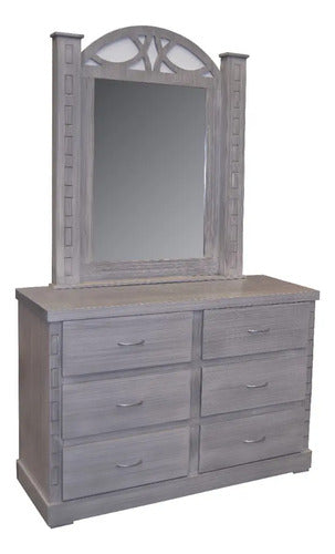 Tocador Modelo Estefania Gris