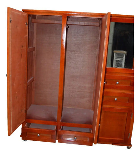 Ropero Modelo Zapatero Caoba