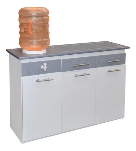 Mueble para Cocina Modelo Paloma Gris