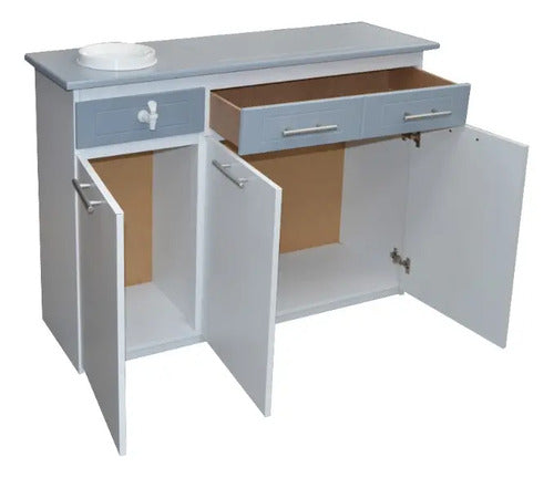 Mueble para Cocina Modelo Paloma Gris