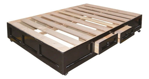 Base para Cama Modelo Grecia Individual Chocolate