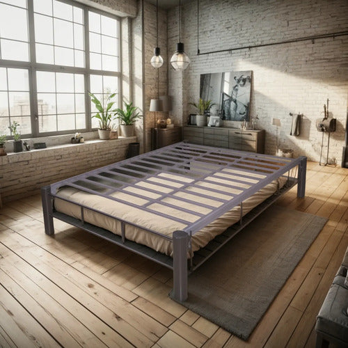 Base para Cama Modelo Metalica Matrimonial