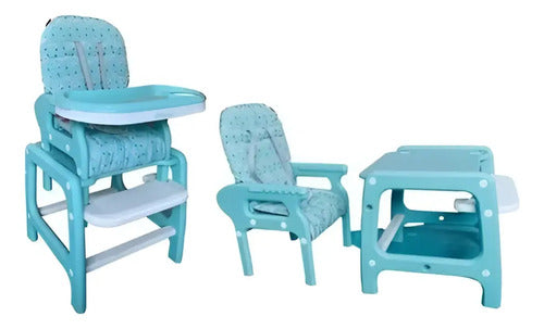 Silla Alta D'bebe Modelo Multiconfort Verde