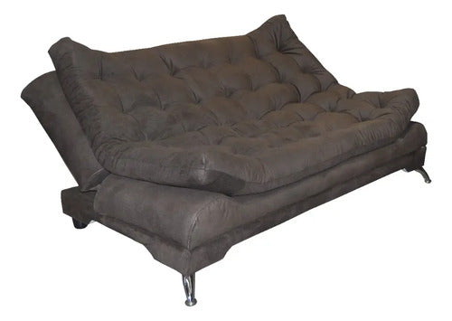 Sofá Cama Modelo Canoa Gris