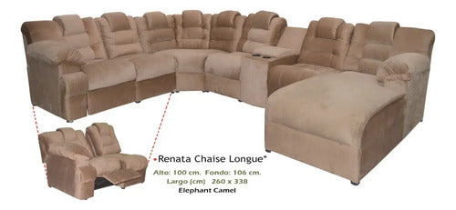 Sala Modelo Renata Chaise Longue