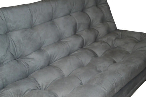 Sofá Cama Modelo Canoa Gris