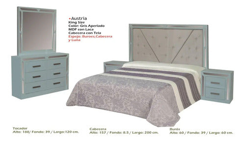 Recámara Modelo Austria King Size