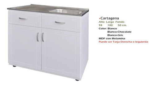 Fregadero Modelo Cartagena Blanco