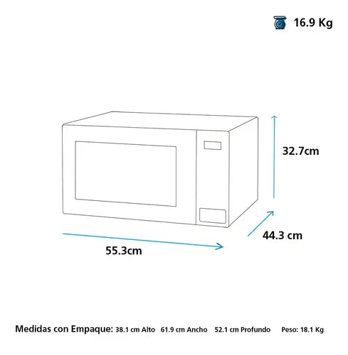 Horno de Microondas General Electric Profile Modelo Peb160sfss