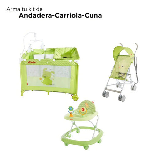 Corral Cuna D'bebe Modelo Zoo Verde