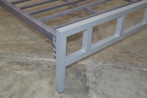 Cama Modelo Berlina Matrimonial Gris