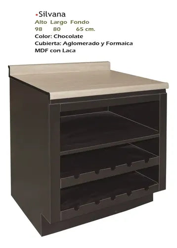 Mueble para Cocina Modelo Silvana