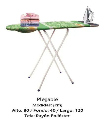 Burro de Planchar Modelo Plegable 40cm Blanco