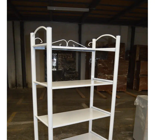 Librero Modelo Multilibrero 5 Charolas Blanco