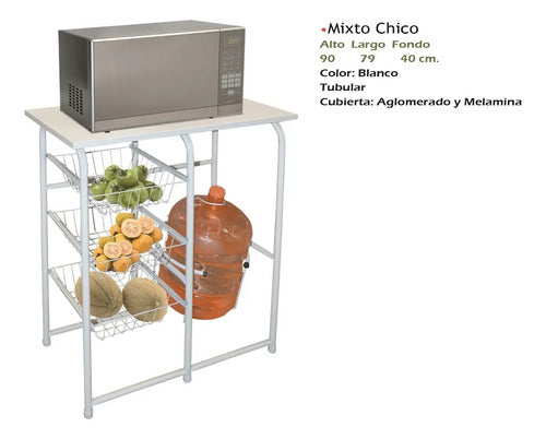 Mueble para Cocina Modelo Mixto Chico