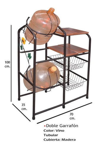 Mueble para Cocina Modelo Doble Garrafon