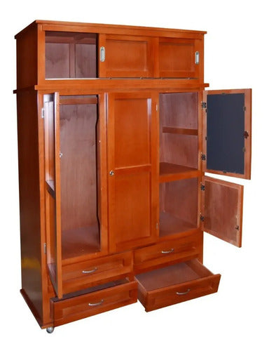 Ropero Modelo Casablanca Caoba