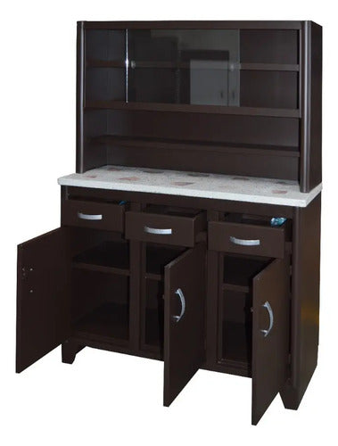 Mueble para Cocina Modelo Cohuxa Chocolate
