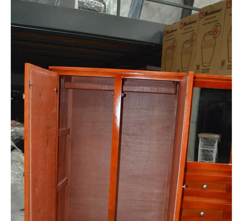 Ropero Modelo Zapatero Caoba