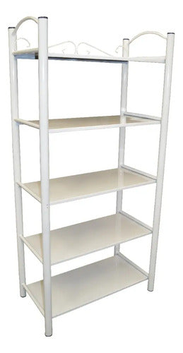 Librero Modelo Multilibrero 5 Charolas Blanco