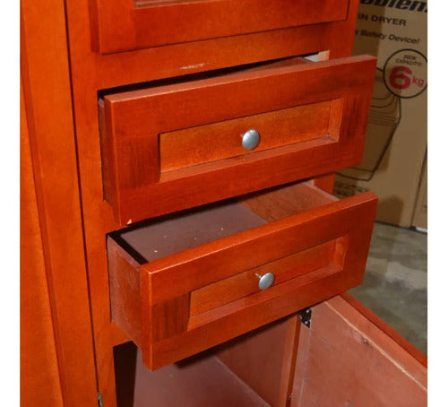 Ropero Modelo Zapatero Caoba