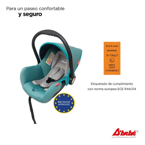 Autoasiento D'bebe Modelo Mai Travel Rosa