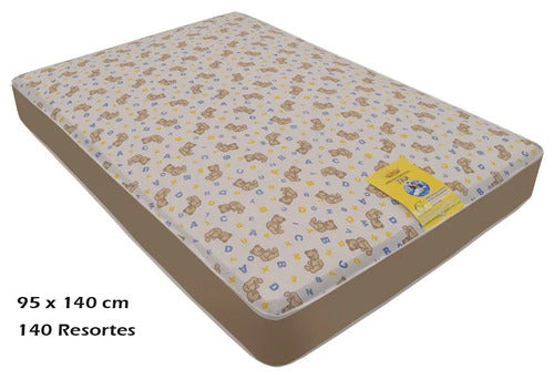 Colchón de Cuna Modelo 95x140 M. Resortes