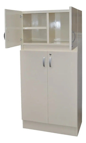 Locker Modelo 4 Puertas Almendra