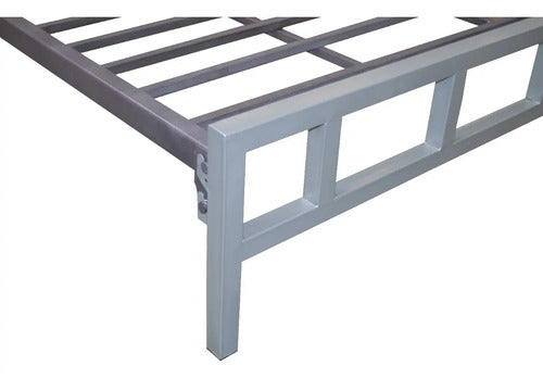 Cama Modelo Berlina Matrimonial Gris