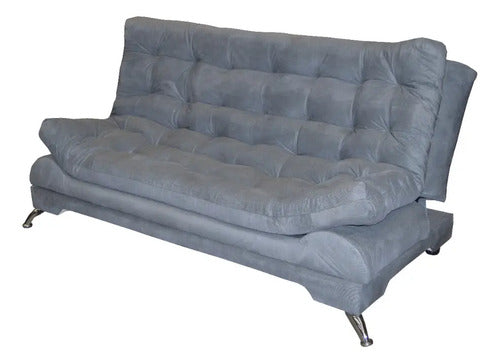 Sofá Cama Modelo Canoa Gris