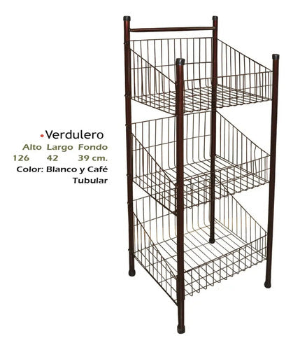 Mueble para Cocina Modelo Verdulero Cafe