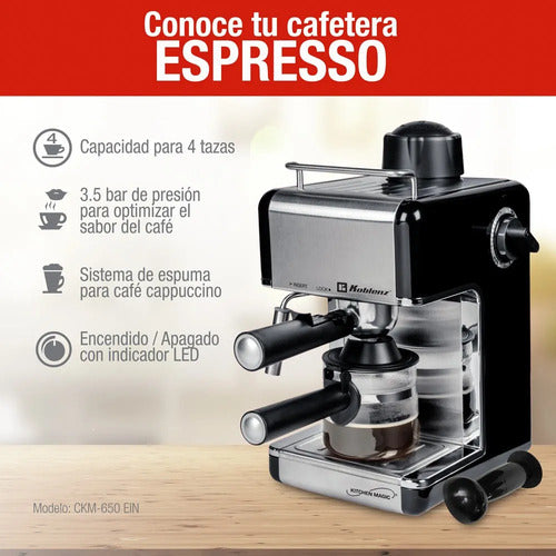 Cafetera Koblenz Modelo Ckm-650 Ein