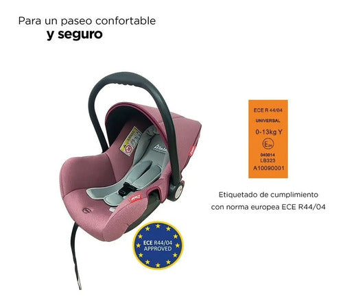 Autoasiento D'bebe Modelo Mai Travel Rosa