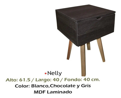 Buró Modelo Nelly Chocolate